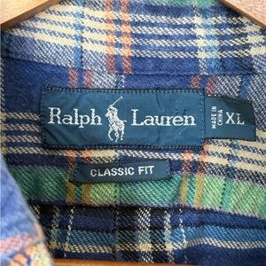 Ralph Lauren Multicolor heavy Plaid Shirt XL